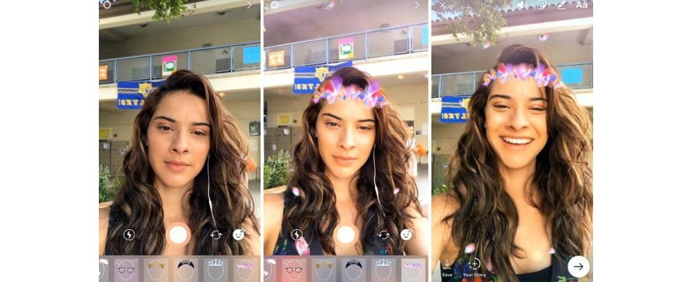 Snapchats Rennen gegen die Kopien: Instagrams Selfie Filter bedrohen das Werbegeschäft