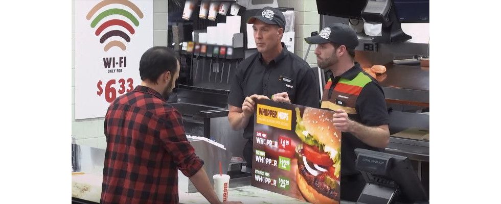 So genial erklärt Burger King mit Whoppern das Ende der Netzneutralität