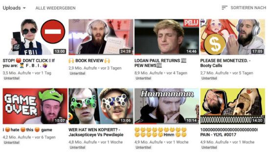 YouTube Top 10: Die Weltweit Erfolgreichsten Kanäle Mit Den Meisten ...