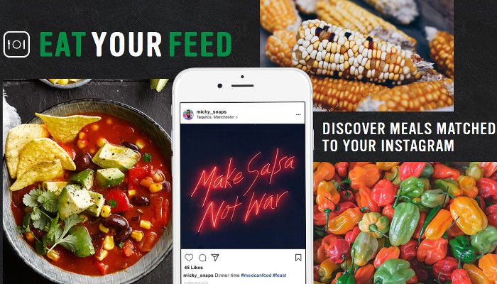 Du isst, was du bist: Knorr liefert Rezepte basierend auf deinem Instagram Feed