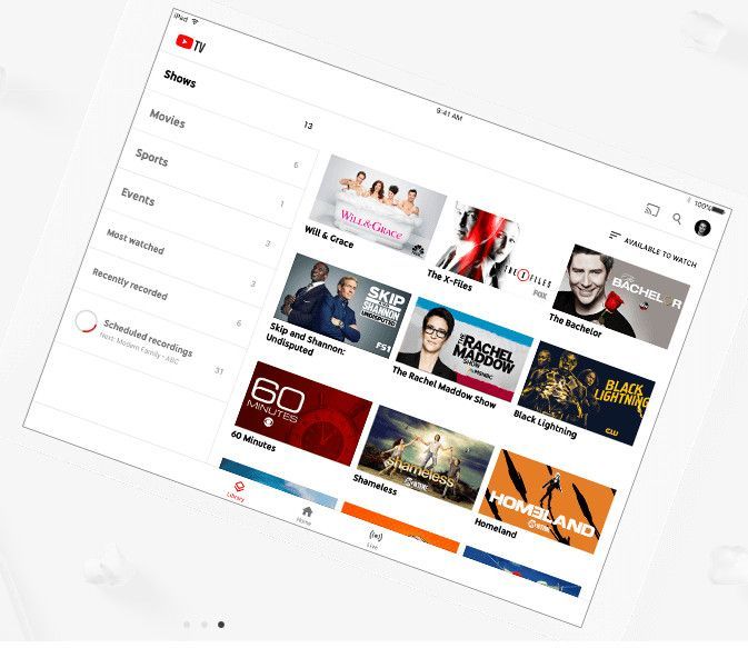 YouTube verkauft Ads in seinem Live TV-Service