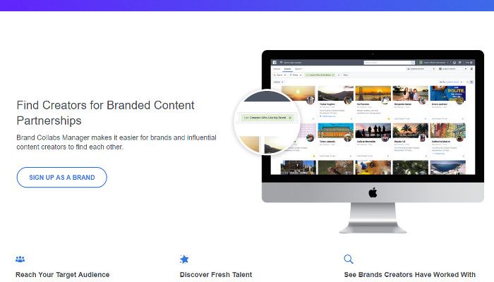 Facebook „Brand Collabs Manager“: Tool soll Influencer an Firmen vermitteln