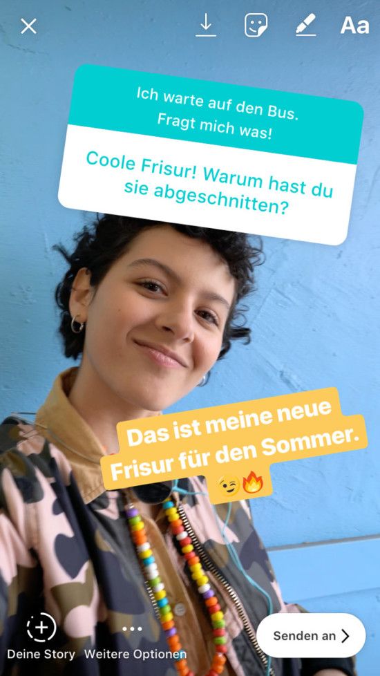 Instagram Update: Fragen-Sticker für die Stories jetzt für alle