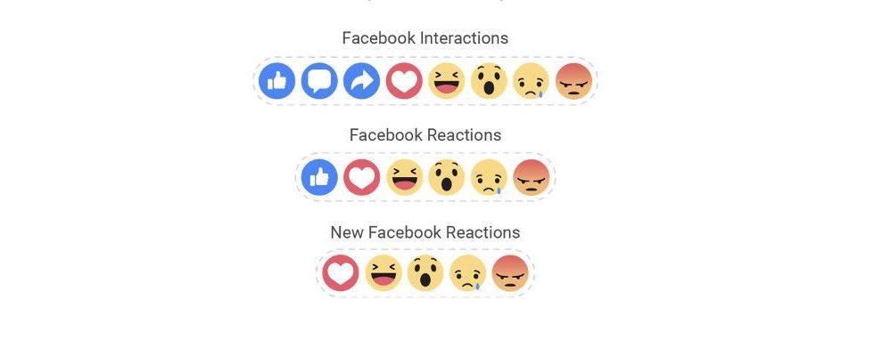 Facebook: Reaktionen lösen langsam den „Gefällt mir“-Button ab