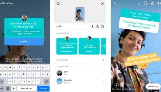 Instagram Update: Fragen-Sticker für die Stories jetzt für alle