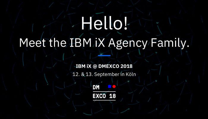 Von AI über Blockchain bis Generation Z: Die IBM iX Agenturfamilie auf der DMEXCO18