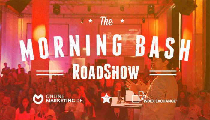The Morning Bash Roadshow: Programmatic Advertising an 3 Tagen in 3 Städten