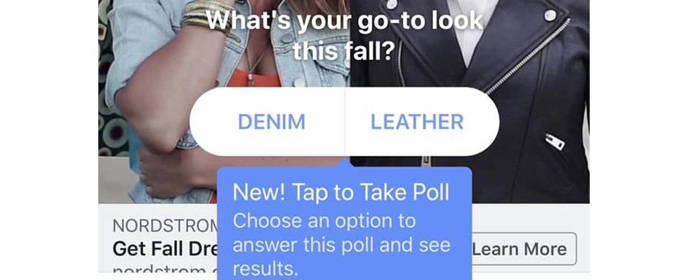 Facebook testet Video Polls in Ads