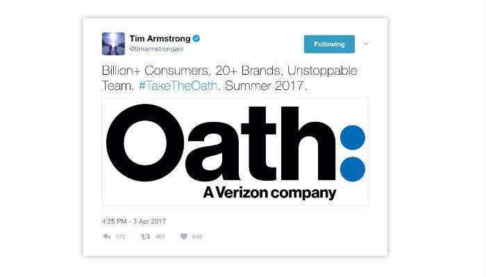 Oath wird in Verizon Media Company umbenannt