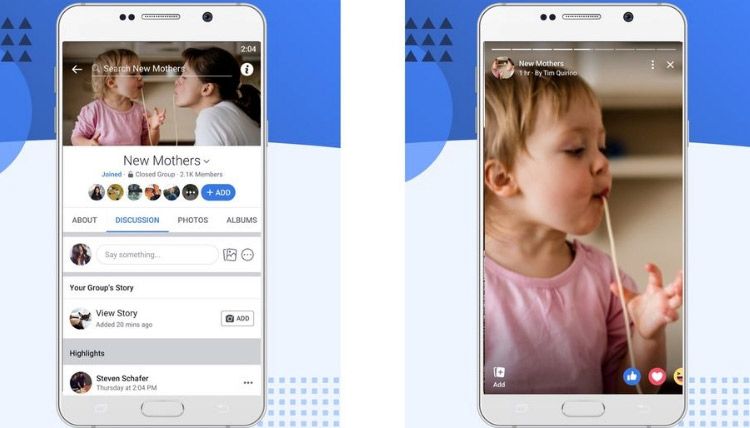 Facebook bringt Stories jetzt auch in die Gruppen