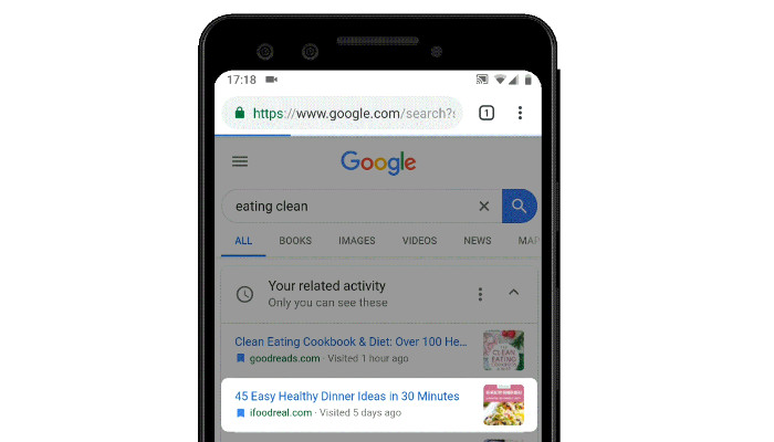 Activity Cards: Google lässt Nutzer frühere Suchen weiterführen