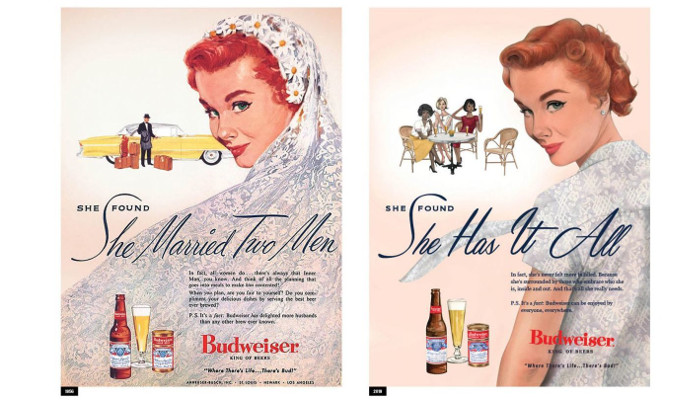 Budweiser korrigiert lächerlich diskriminierende Werbung aus den 50ern