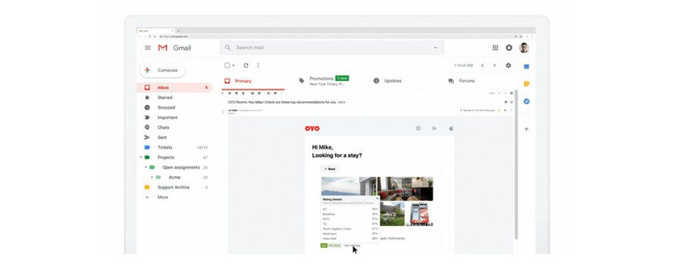 Google Erlaubt Mit Dynamic E Mail Interaktive Bearbeitung In Gmail Onlinemarketing De