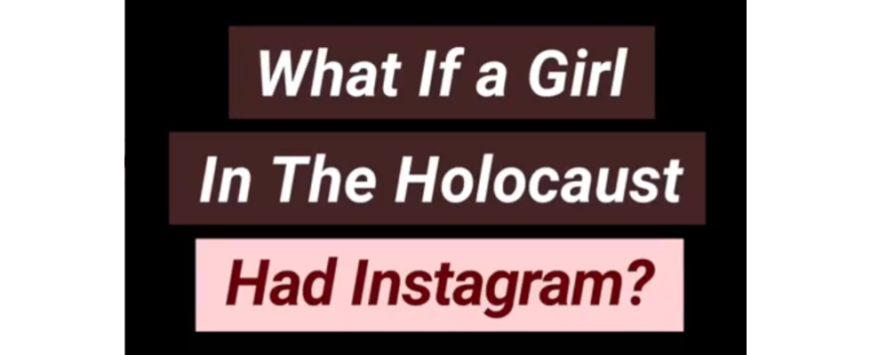 Kunstprojekt: Kann Instagram Themen wie dem Holocaust Platz bieten?