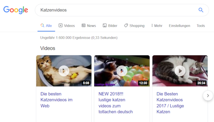 Frisches Design bei Google: Icons tauchen in der Suchleiste auf