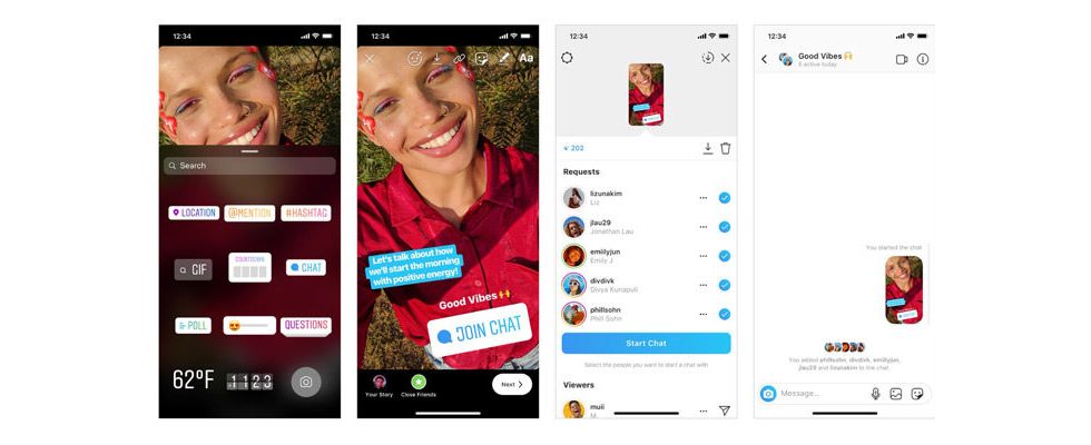 Instagram Chat Sticker: Für mehr Konversationen im Privaten