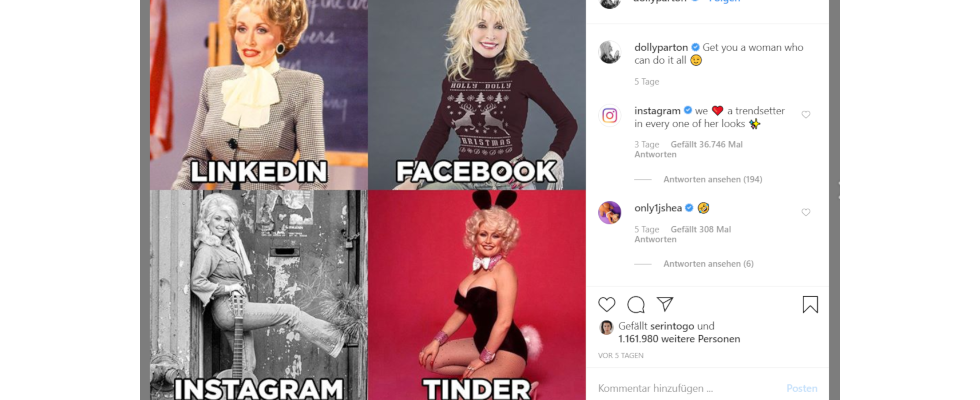 Dolly Parton Challenge: So profitieren Brands vom Instagram Hype