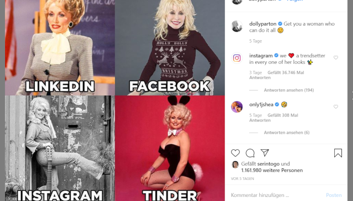 Dolly Parton Challenge: So profitieren Brands vom Instagram Hype