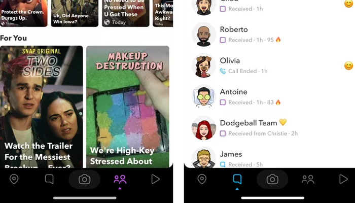 News und neue Buttons: Großes Redesign bei Snapchat
