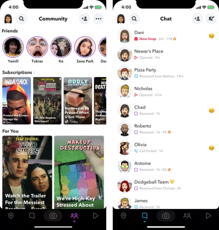 Redesign bei Snapchat Das wird alles verändert OnlineMarketing.de