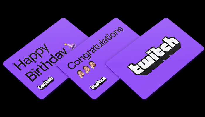 Twitch verkauft nun Gift Cards für die Plattform