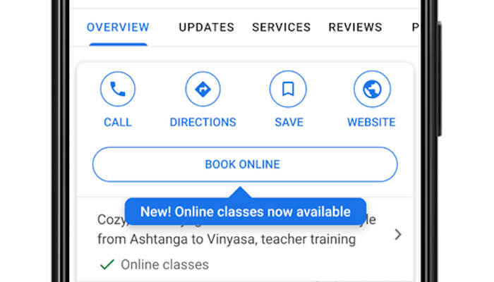 Unternehmen können jetzt Online-Only-Angebote bei Google My Business integrieren