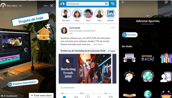 LinkedIn Stories für erste Nutzer ausgerollt