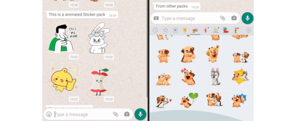 WhatsApp testet animierte Sticker
