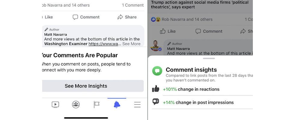 Für mehr Engagement: Facebook rollt Insights für Kommentare aus