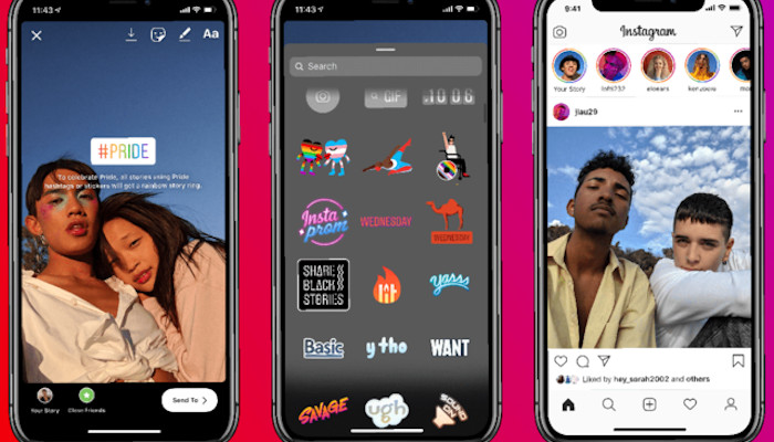 Pride Month auf Social Media: So bunt feiern Instagram, Pinterest und Co. die LGBTQ+ Community