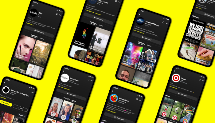 Highlights, AR Lenses und Shops: Snapchat führt Brand-Profile ein