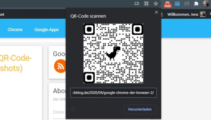 How-to: QR Codes in Google Chrome erstellen