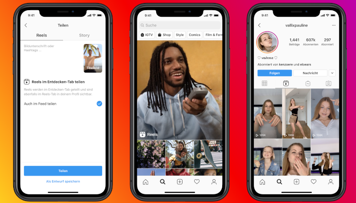 Instagram launcht TikTok-Konkurrenten Reels global