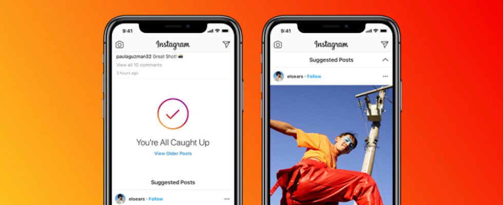 Um User in der App zu halten: Instagram rollt vorgeschlagene Posts aus