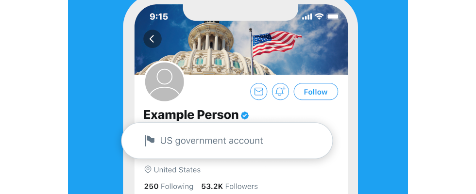 Twitter markiert Accounts von Regierungen und staatsnahen Medien
