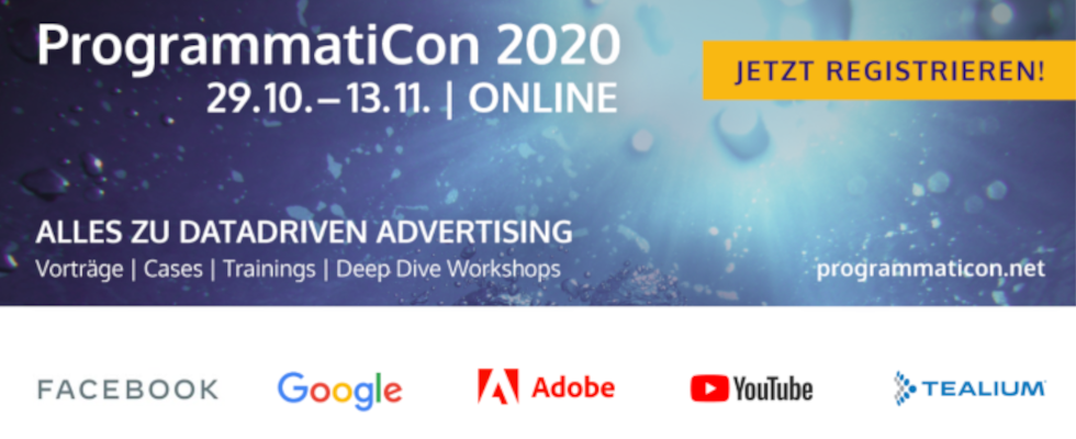 ProgrammatiCon 2020: Das größte DACH Fachevent rund um Datadriven Advertising