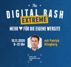 The Digital Bash – EXTREME: Mehr ❤️ für die eigene Website