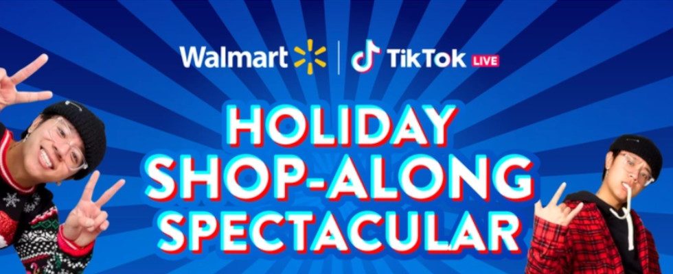 Live Shopping zu Weihnachten: TikTok testet gemeinsam mit Walmart ein neues E-Commerce-Format