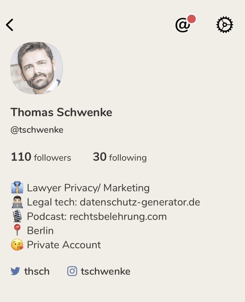 Clubhouse-Profil von Thomas Schwenke