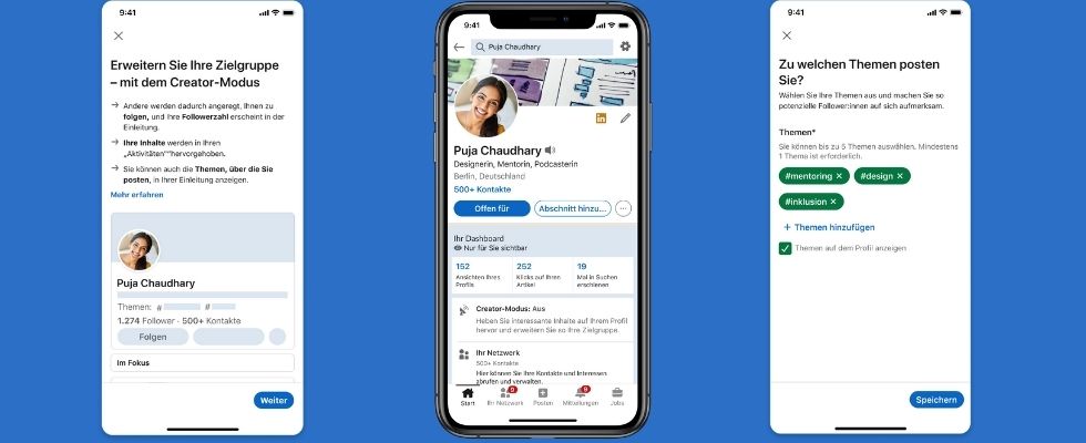 Cover Story, Creator Mode und neue Service Pages: LinkedIn launcht neue Features