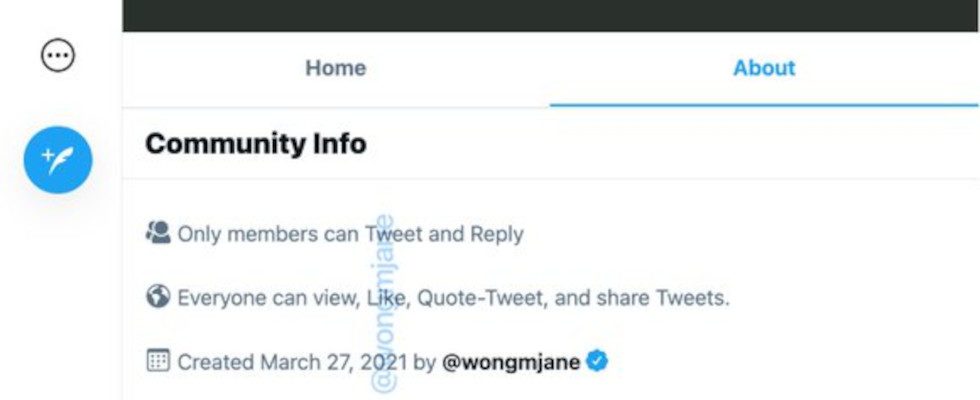 Twitter Community Page: Screenshots zeigen Tests zu dem neuen Feature