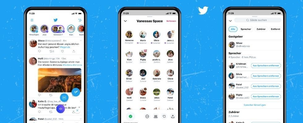 Hosts erst ab 600 Followern – Twitter rollt Spaces offiziell aus