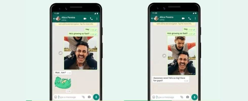 WhatsApp Update: Fotos und Videos in voller Größe