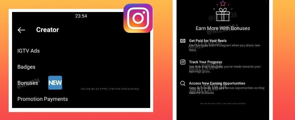 Geld für Reels? Instagram arbeitet an neuer Funktion