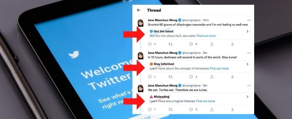 Twitter testet drei Warn-Labels gegen Desinformationen