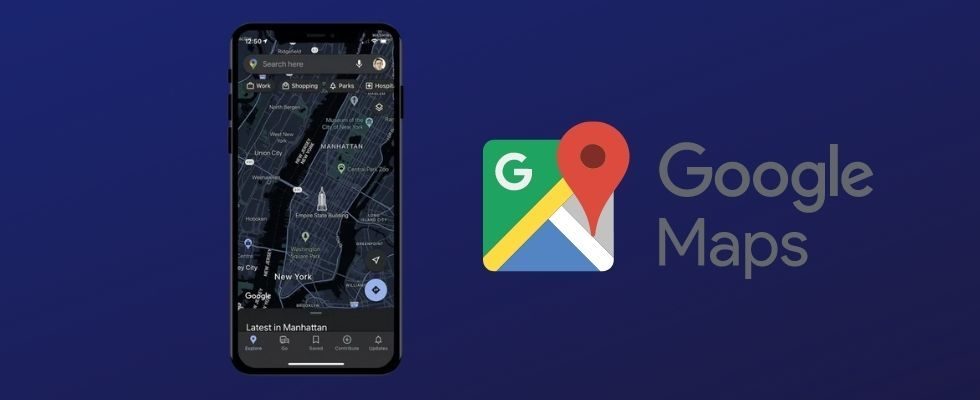 Google Maps erhält Dark Mode auf iOS