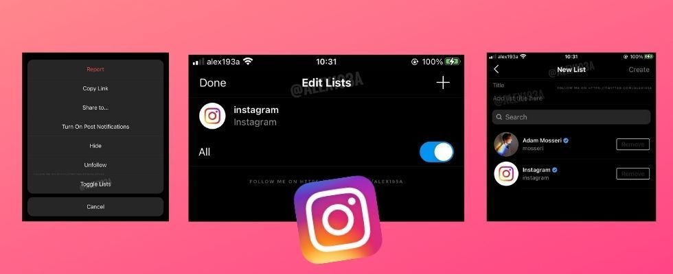 Instagram arbeitet an Listen: Stories und Posts bestimmter User ausblenden