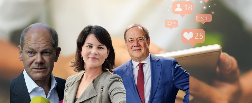 Scholz, Baerbock oder doch Laschet: Wer gibt am meisten Geld für den Social-Media-Wahlkampf aus?