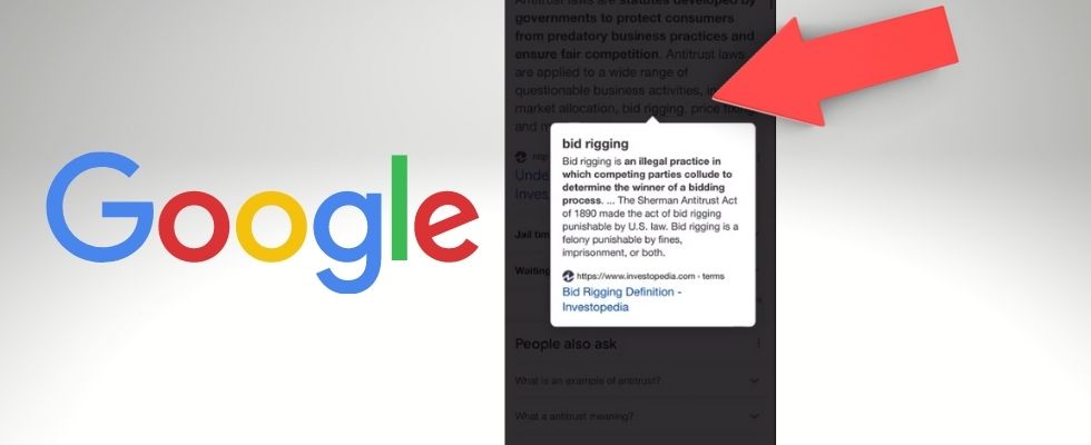 Googles Featured Snippet Link-Test ist zurück