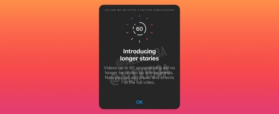 All for Reels: Instagram testet längere Videos in Stories